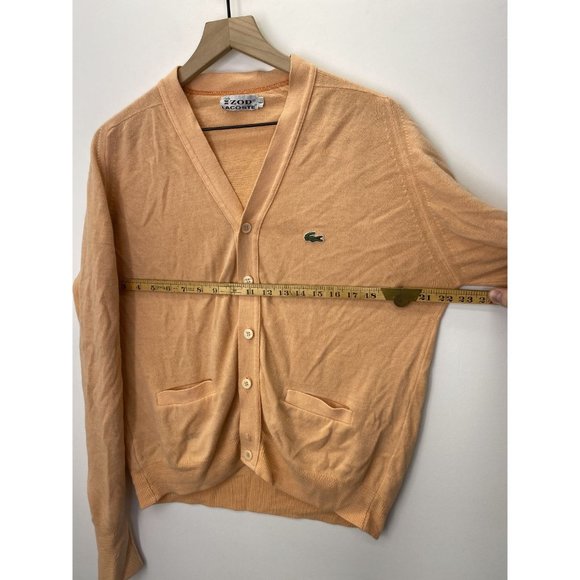 Lacoste Coral Color Wool Sweater Size Large - Picture 7 of 8